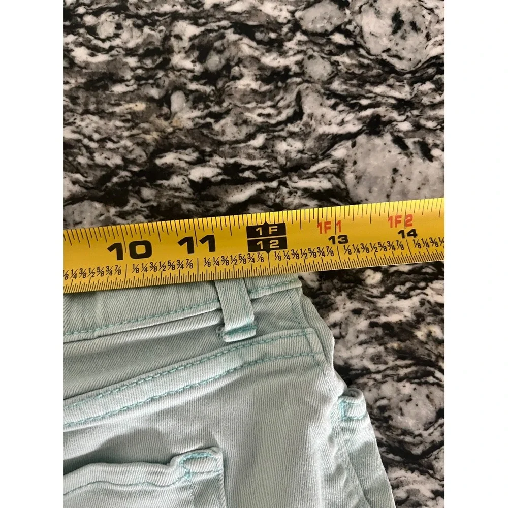 The Children's Place Cut Off Shorts Girls 12‎ Blue Denim Raw Hem Summer Beach